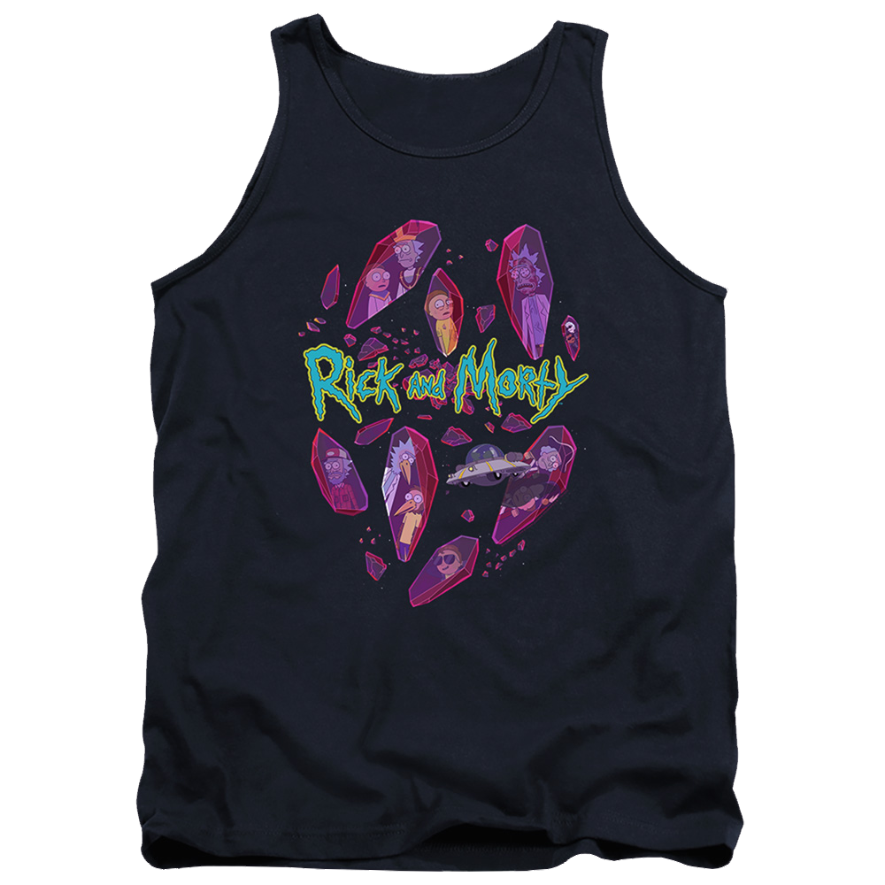 Rick and Morty Death Crystal Futures - Men's Tank Top Men's Tank Rick and Morty   
