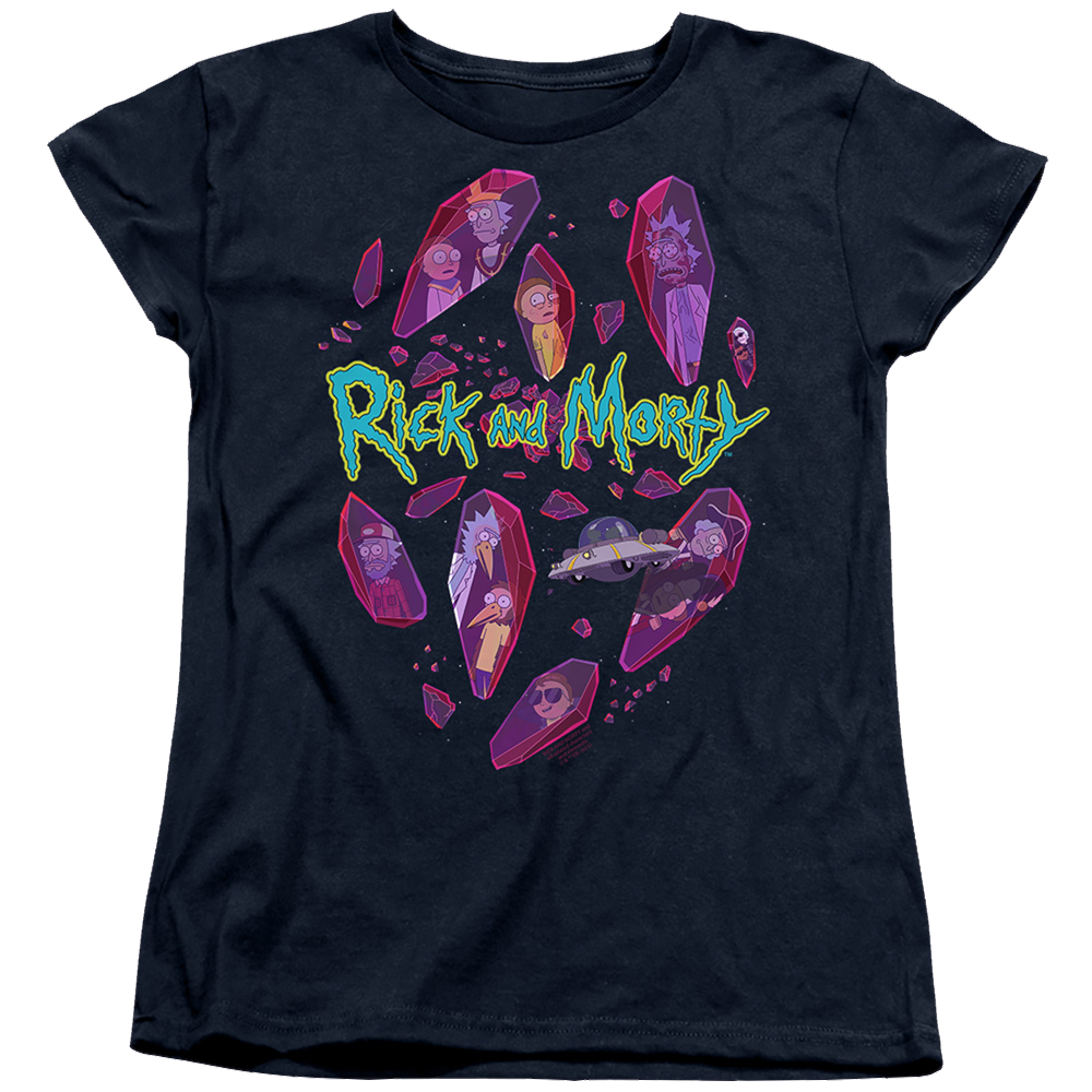 Rick and Morty Death Crystal Futures - Women's T-Shirt Women's T-Shirt Rick and Morty   