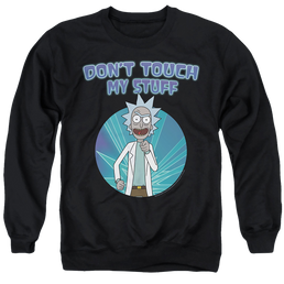 Rick and Morty Don'T Touch - Men's Crewneck Sweatshirt Men's Crewneck Sweatshirt Rick and Morty   
