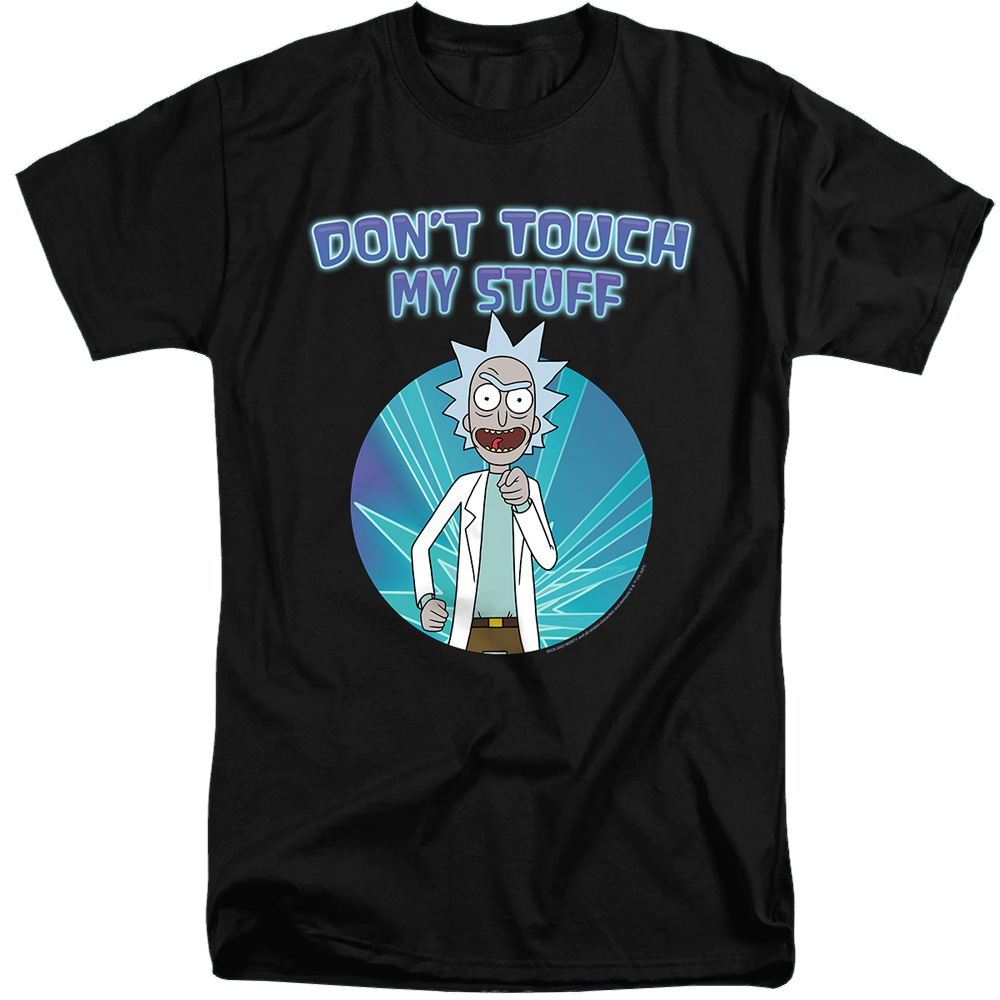 Rick and Morty Don'T Touch - Men's Tall Fit T-Shirt Men's Tall Fit T-Shirt Rick and Morty   