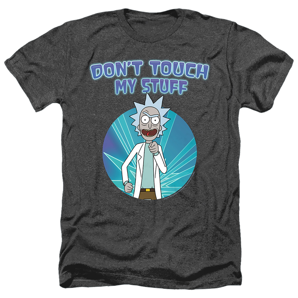 Rick and Morty Don'T Touch - Men's Heather T-Shirt Men's Heather T-Shirt Rick and Morty   