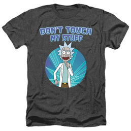 Rick and Morty Don'T Touch - Men's Heather T-Shirt Men's Heather T-Shirt Rick and Morty   