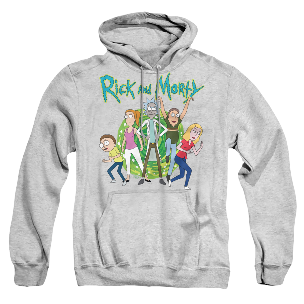 Rick and Morty Family Fights Together - Pullover Hoodie Pullover Hoodie Rick and Morty   