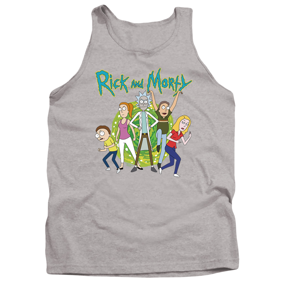 Rick and Morty Family Fights Together - Men's Tank Top Men's Tank Rick and Morty   