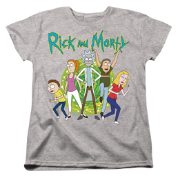 Rick and Morty Family Fights Together - Women's T-Shirt Women's T-Shirt Rick and Morty   