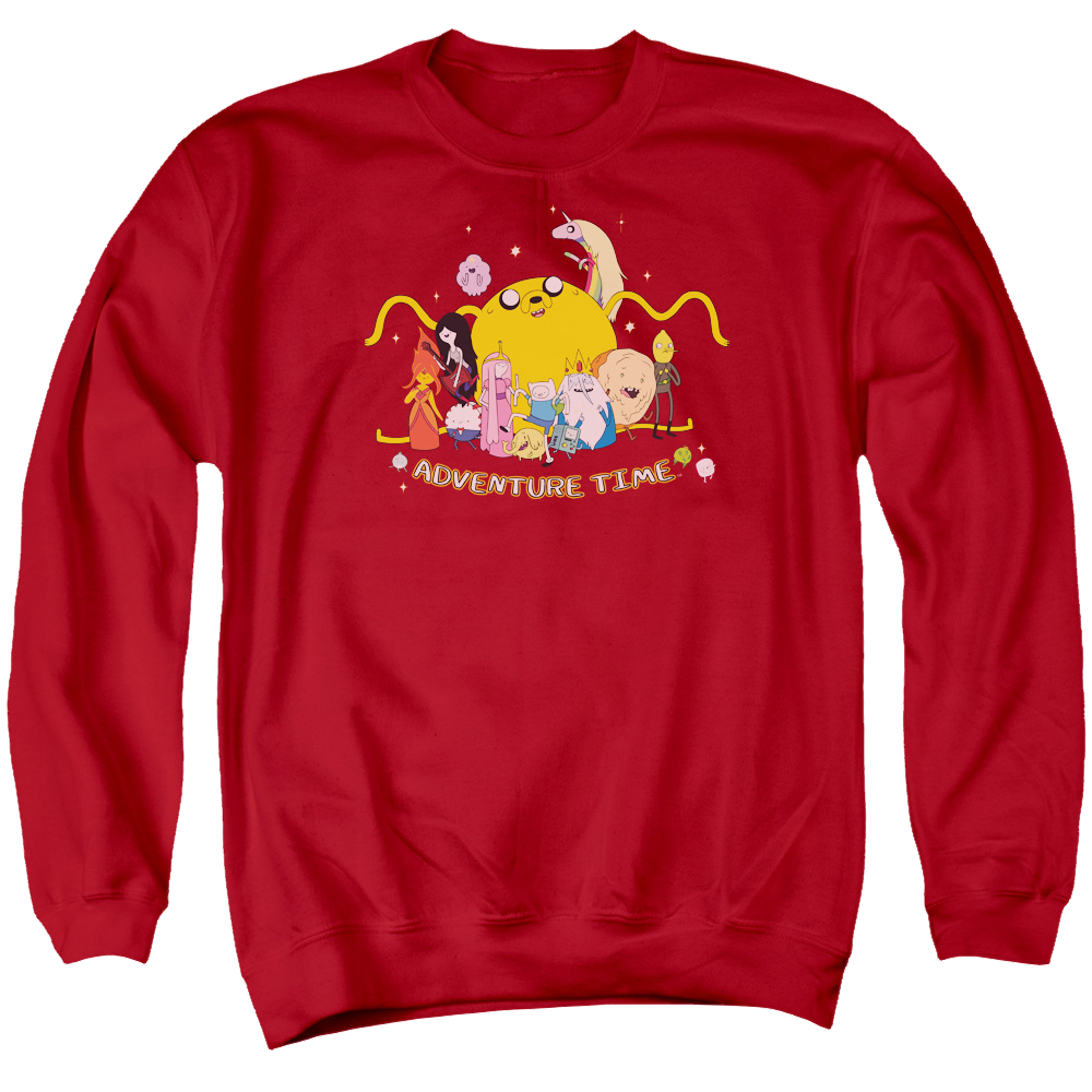 Adventure Time Outstretched - Men's Crewneck Sweatshirt Men's Crewneck Sweatshirt Adventure Time   