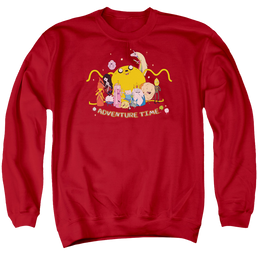 Adventure Time Outstretched - Men's Crewneck Sweatshirt Men's Crewneck Sweatshirt Adventure Time   