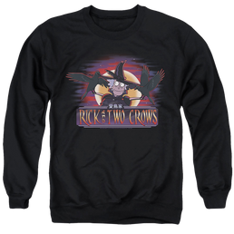 Rick and Morty Rick And Two Crows - Men's Crewneck Sweatshirt Men's Crewneck Sweatshirt Rick and Morty   