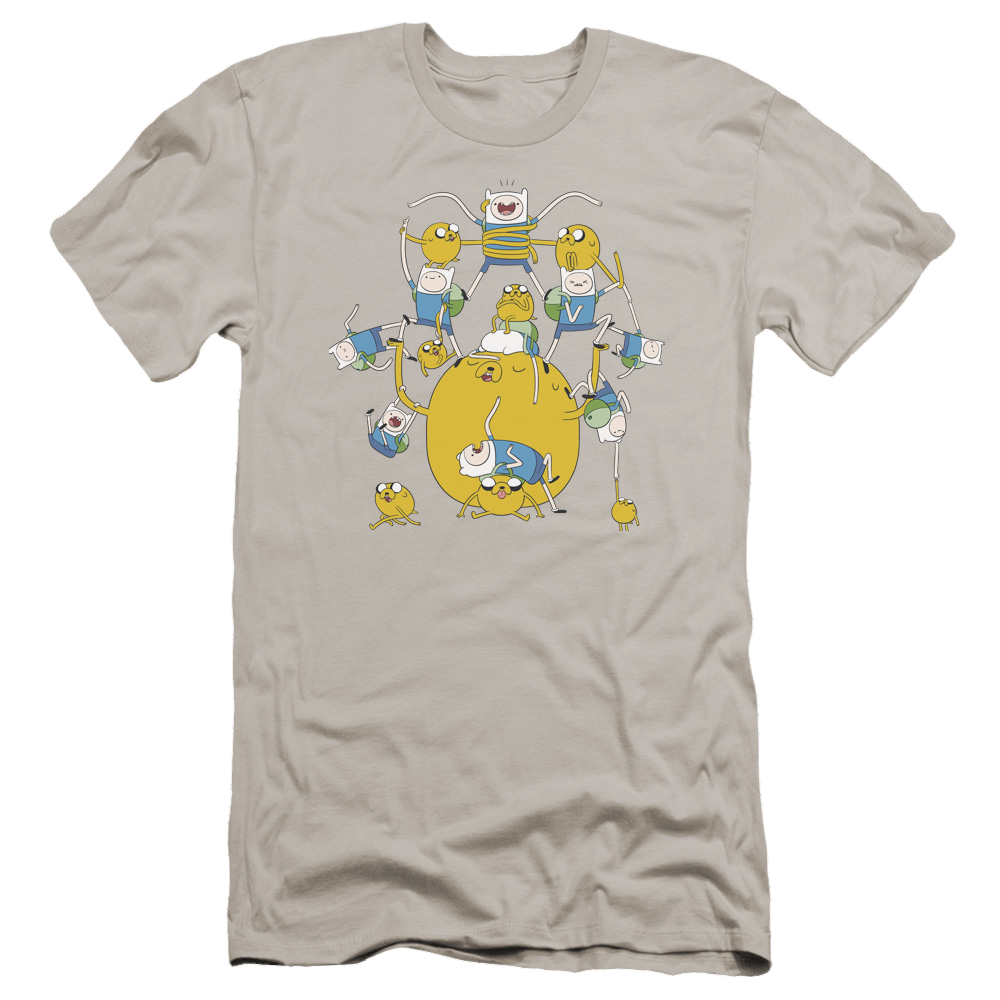 Adventure Time Finn&jake Group - Men's Premium Slim Fit T-Shirt Men's Premium Slim Fit T-Shirt Adventure Time   
