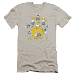 Adventure Time Finn&jake Group - Men's Premium Slim Fit T-Shirt Men's Premium Slim Fit T-Shirt Adventure Time   