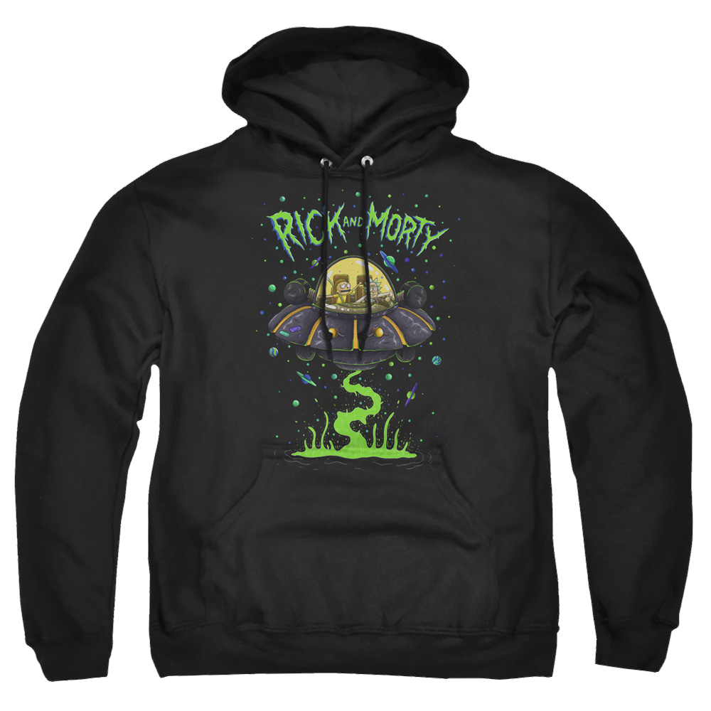 Rick and Morty Ufo - Pullover Hoodie Pullover Hoodie Rick and Morty   