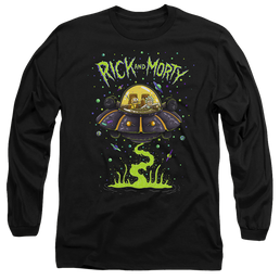 Rick and Morty Ufo - Men's Long Sleeve T-Shirt Men's Long Sleeve T-Shirt Rick and Morty   