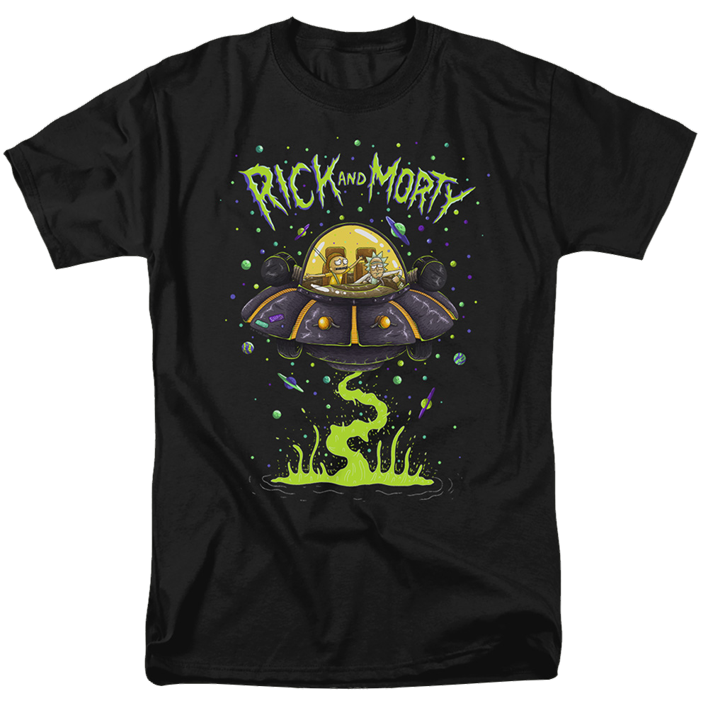Rick and Morty Ufo - Men's Regular Fit T-Shirt Men's Regular Fit T-Shirt Rick and Morty   