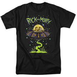 Rick and Morty Ufo - Men's Regular Fit T-Shirt Men's Regular Fit T-Shirt Rick and Morty   