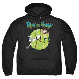 Rick and Morty Portal - Pullover Hoodie Pullover Hoodie Rick and Morty   