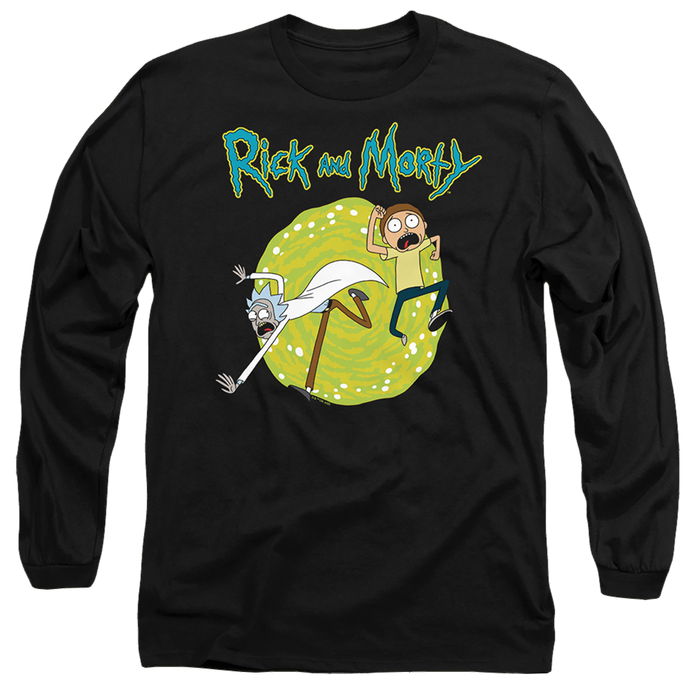Rick and Morty Portal - Men's Long Sleeve T-Shirt Men's Long Sleeve T-Shirt Rick and Morty   