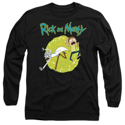 Rick and Morty Portal - Men's Long Sleeve T-Shirt Men's Long Sleeve T-Shirt Rick and Morty   