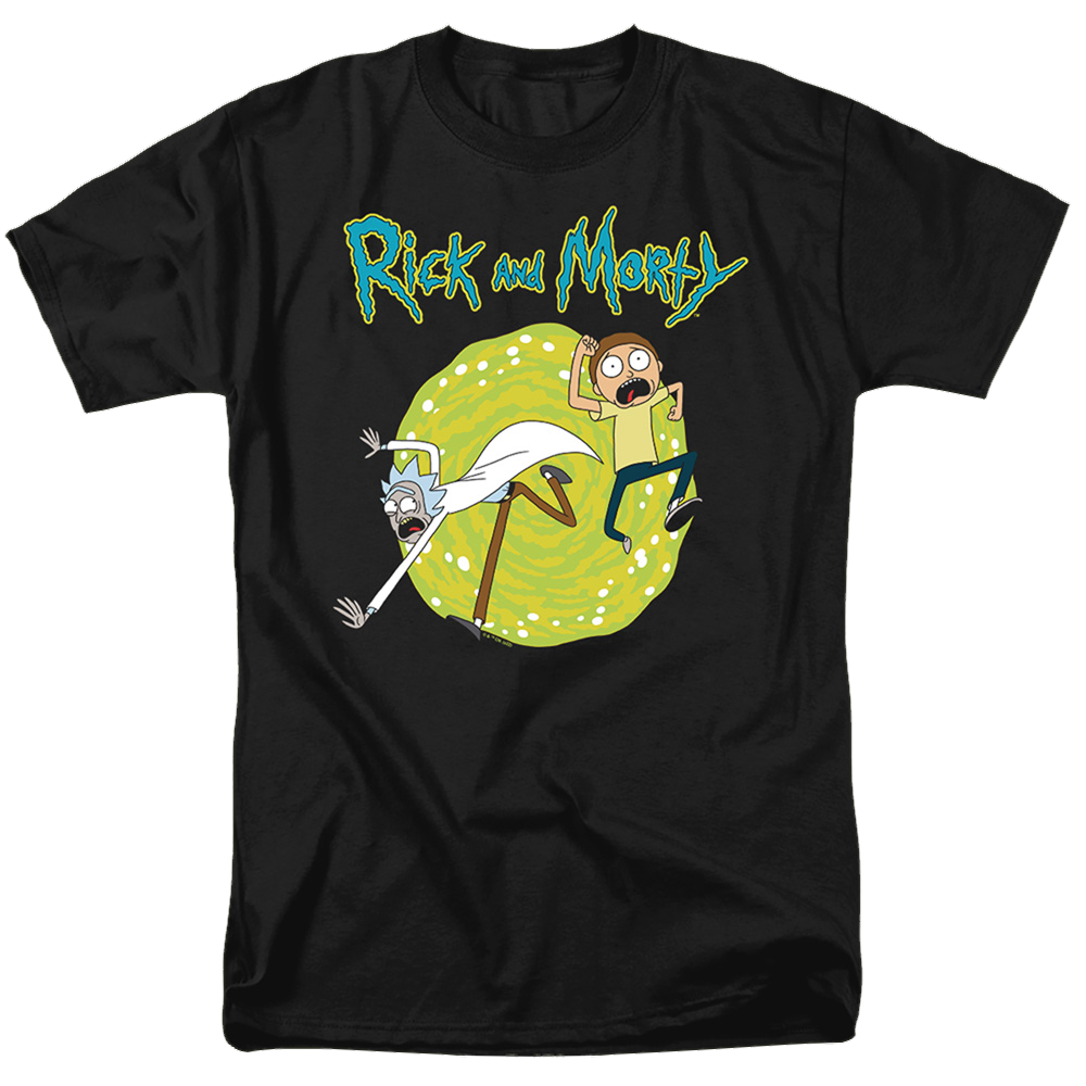 Rick and Morty Portal - Men's Regular Fit T-Shirt Men's Regular Fit T-Shirt Rick and Morty   