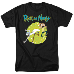 Rick and Morty Portal - Men's Regular Fit T-Shirt Men's Regular Fit T-Shirt Rick and Morty   