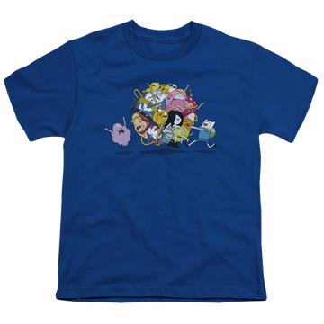 Royal youth t-shirt for ages 8 to 12 with Adventure Time Glob Ball graphic
