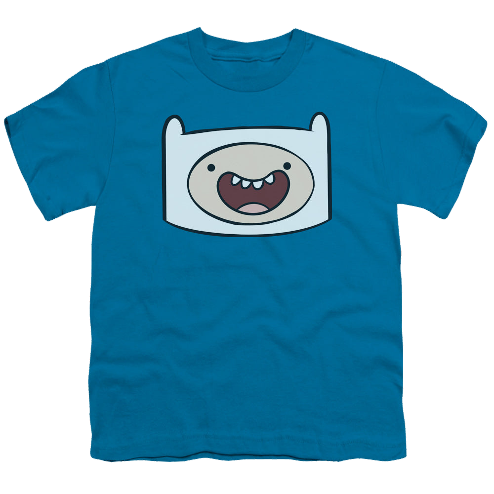 Adventure Time Finn Head - Youth T-Shirt Youth T-Shirt (Ages 8-12) Adventure Time   