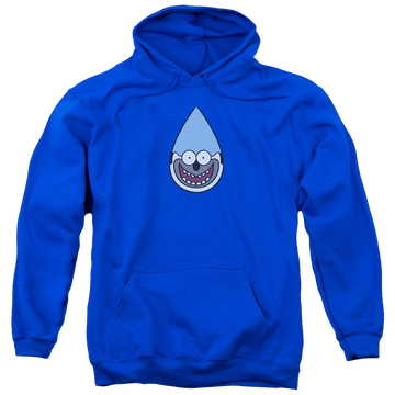 Royal pullover hoodie with Regular Show Mordecai graphic