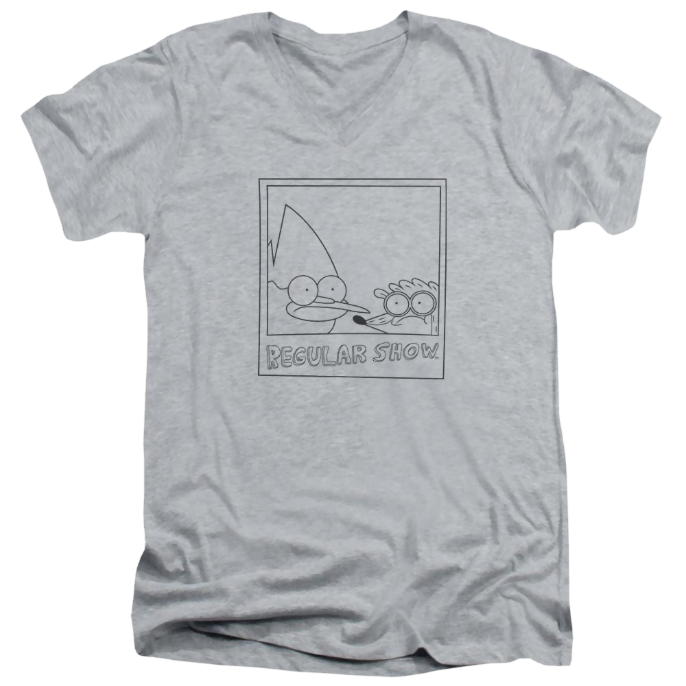 Regular Show Poloroid Men's V-Neck T-Shirt Men's V-Neck T-Shirt The Regular Show   