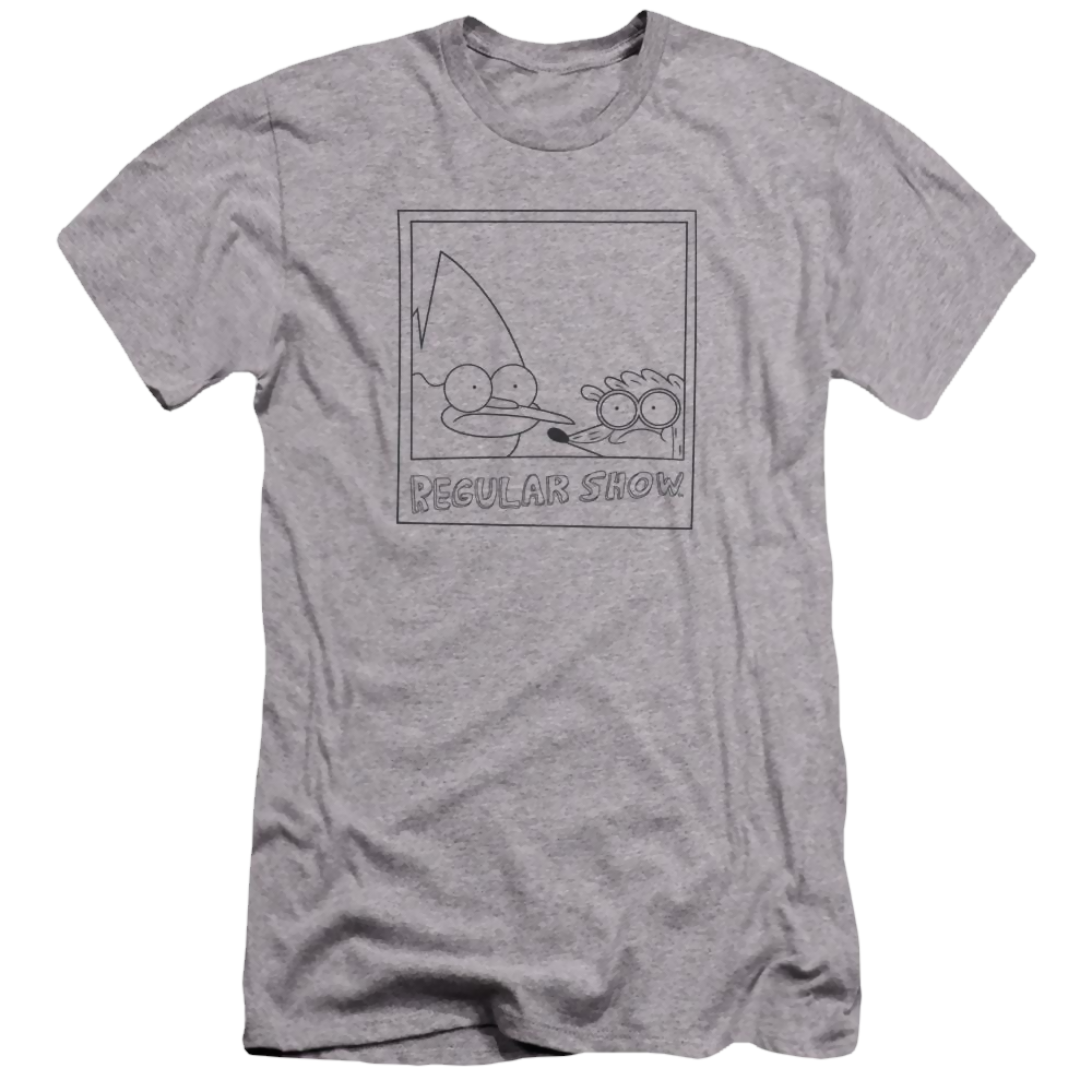 Regular Show Poloroid Men's Premium Slim Fit T-Shirt Men's Premium Slim Fit T-Shirt The Regular Show   