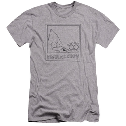 Regular Show Poloroid Men's Premium Slim Fit T-Shirt Men's Premium Slim Fit T-Shirt The Regular Show   