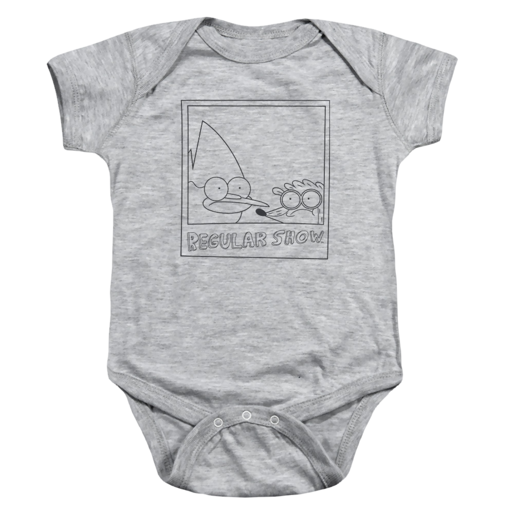 Regular Show, The Poloroid - Baby Bodysuit Baby Bodysuit The Regular Show   