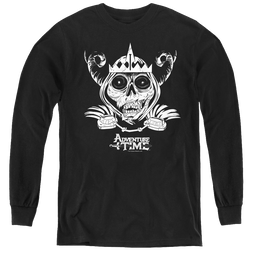 Adventure Time Skull Face - Youth Long Sleeve T-Shirt Youth Long Sleeve T-Shirt Adventure Time   