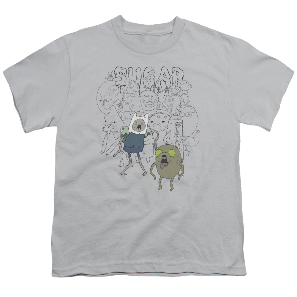 Adventure Time Sugar Zombies - Youth T-Shirt Youth T-Shirt (Ages 8-12) Adventure Time   