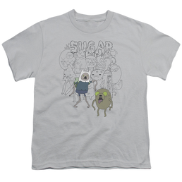 Adventure Time Sugar Zombies - Youth T-Shirt Youth T-Shirt (Ages 8-12) Adventure Time   