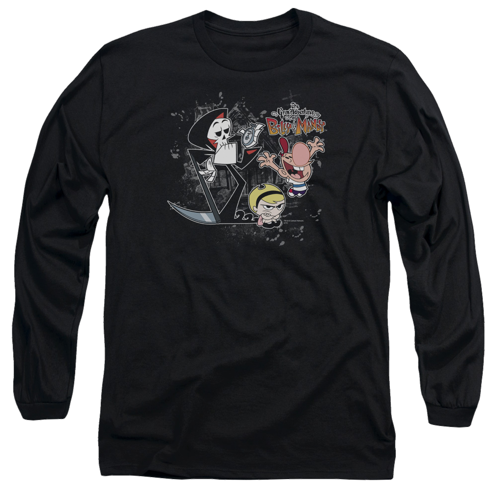 Grim Adventures of Billy & Mandy, The Splatter Cast - Men's Long Sleeve T-Shirt Men's Long Sleeve T-Shirt The Grim Adventures of Billy & Mandy   