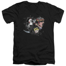 Grim Adventures of Billy & Mandy, The Splatter Cast - Men's V-Neck T-Shirt Men's V-Neck T-Shirt The Grim Adventures of Billy & Mandy   