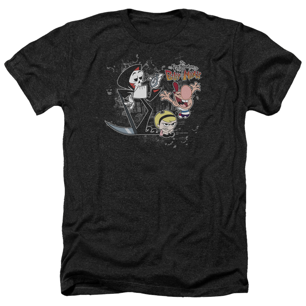 Grim Adventures of Billy & Mandy, The Splatter Cast - Men's Heather T-Shirt Men's Heather T-Shirt The Grim Adventures of Billy & Mandy   