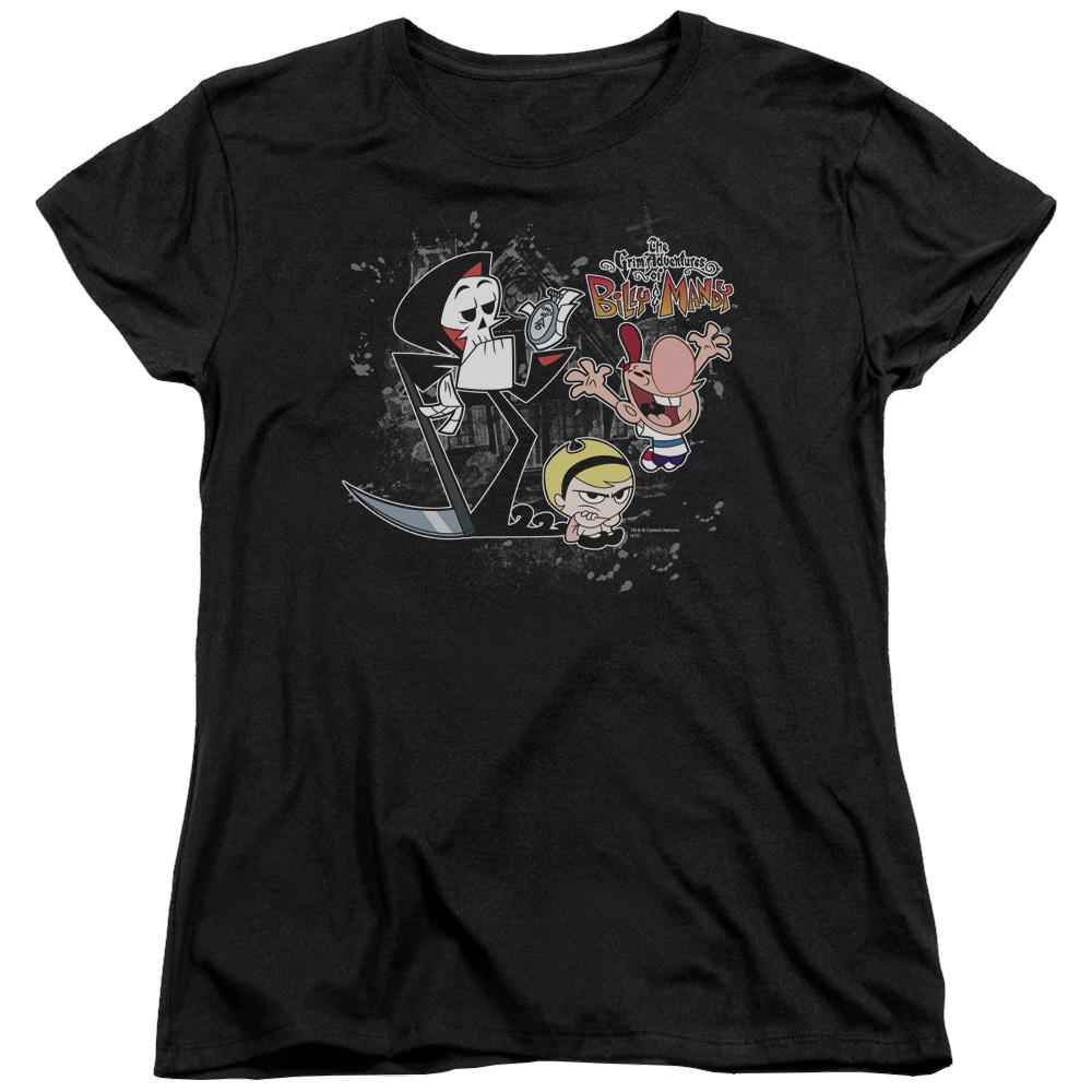 Grim Adventures of Billy & Mandy, The Splatter Cast - Women's T-Shirt Women's T-Shirt The Grim Adventures of Billy & Mandy   