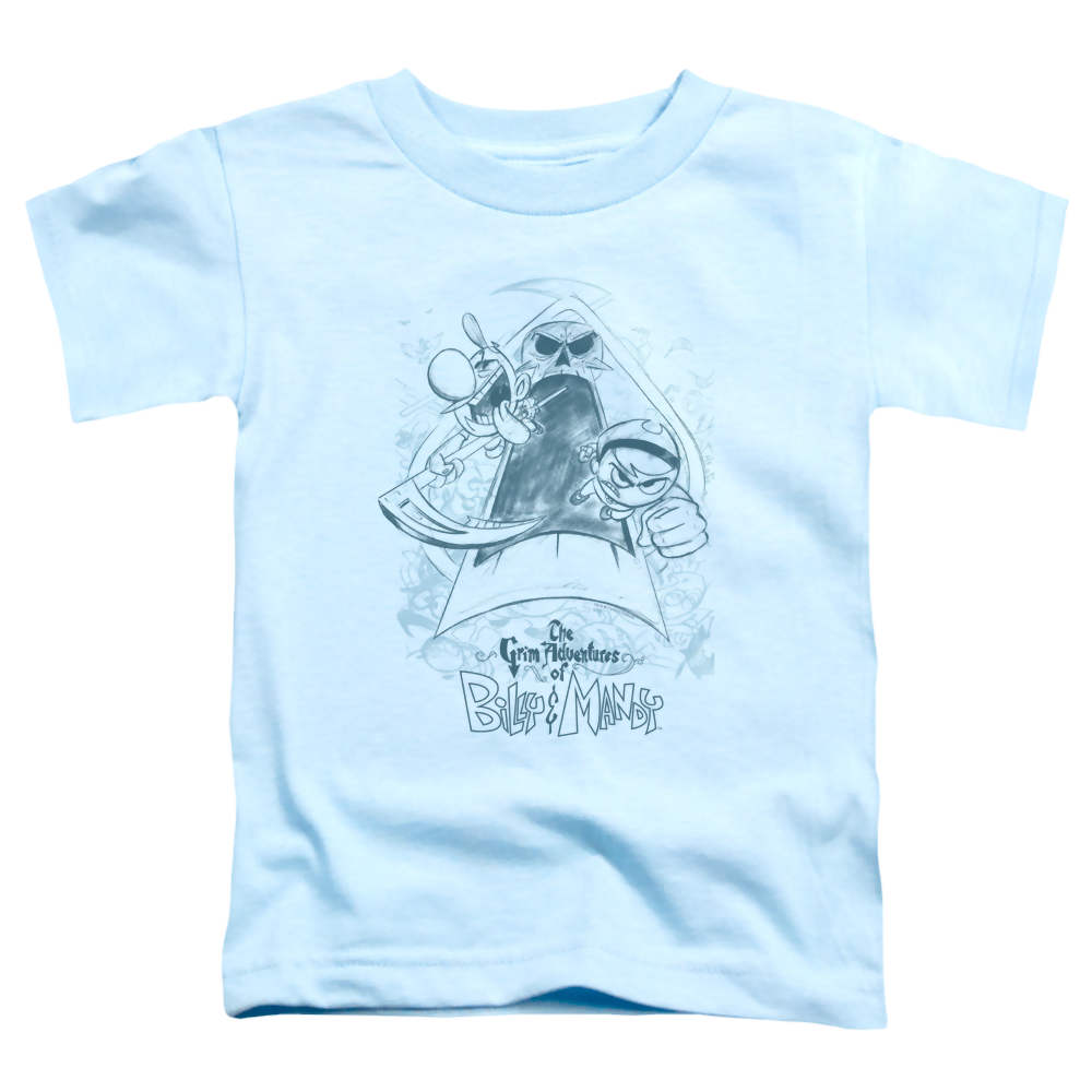 Grim Adventures of Billy & Mandy, The Sketched - Toddler T-Shirt Toddler T-Shirt The Grim Adventures of Billy & Mandy   
