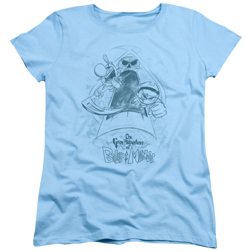Grim Adventures of Billy & Mandy, The Sketched - Women's T-Shirt Women's T-Shirt The Grim Adventures of Billy & Mandy   