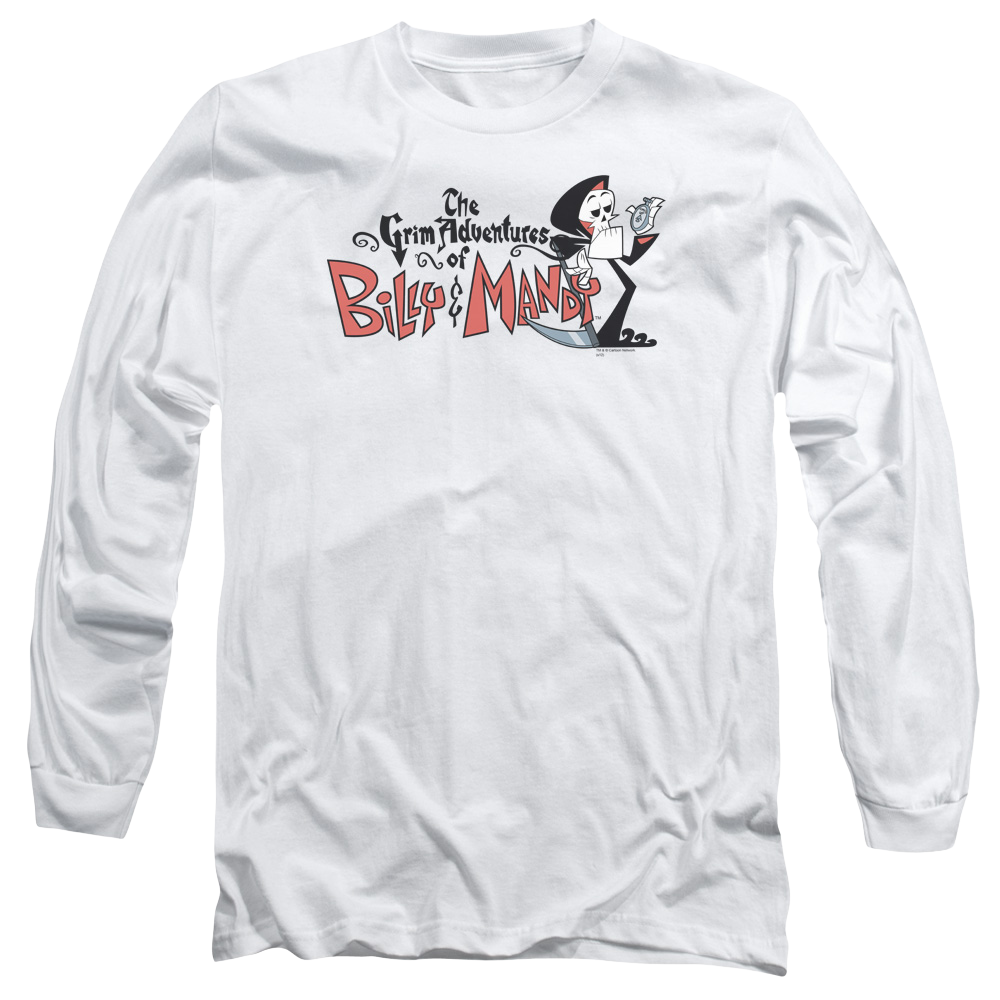 Grim Adventures of Billy & Mandy, The Logo - Men's Long Sleeve T-Shirt Men's Long Sleeve T-Shirt The Grim Adventures of Billy & Mandy   