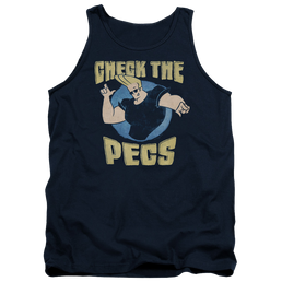Johnny Bravo Check The Pects Men's Tank Men's Tank Johnny Bravo   