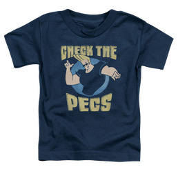 Johnny Bravo Check The Pects - Toddler T-Shirt Toddler T-Shirt Johnny Bravo   