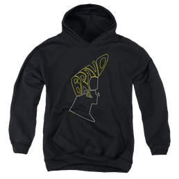 Johnny Bravo Bravo Hair - Youth Hoodie Youth Hoodie (Ages 8-12) Johnny Bravo   