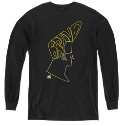 Johnny Bravo Bravo Hair - Youth Long Sleeve T-Shirt Youth Long Sleeve T-Shirt Johnny Bravo   