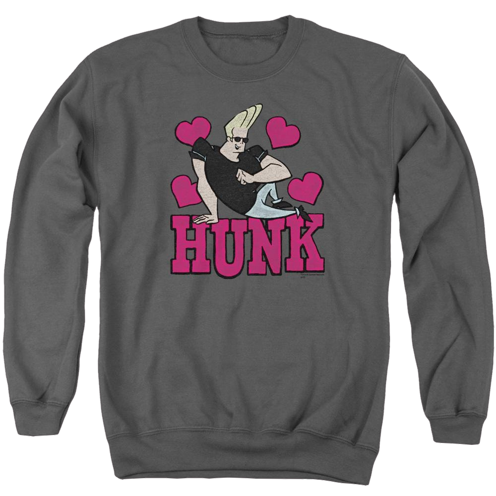 Johnny Bravo Hunk Men's Crewneck Sweatshirt Men's Crewneck Sweatshirt Johnny Bravo   