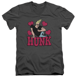 Johnny Bravo Hunk Men's V-Neck T-Shirt Men's V-Neck T-Shirt Johnny Bravo   