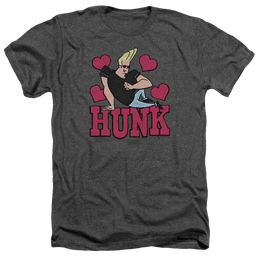Johnny Bravo Hunk Men's Heather T-Shirt Men's Heather T-Shirt Johnny Bravo   
