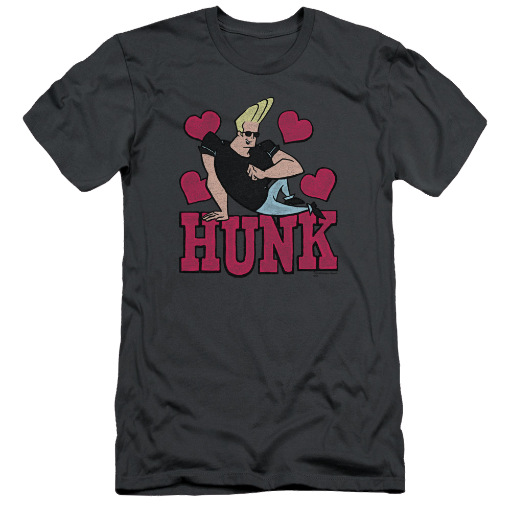 Johnny Bravo Hunk Men's Slim Fit T-Shirt Men's Slim Fit T-Shirt Johnny Bravo   