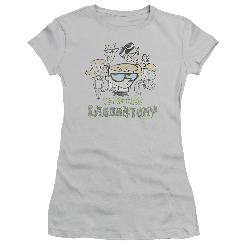 Dexter's Laboratory Vintage Cast - Juniors T-Shirt Juniors T-Shirt Dexter's Laboratory   