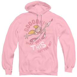 Dexter's Laboratory Button - Pullover Hoodie Pullover Hoodie Dexter's Laboratory   